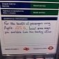 London Underground Laughs at Apple Maps
