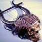 Lyre Made from an Actual Human Skull Looks Positively Devilish