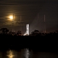 MAVEN at Its Launch Pad on Its Last Night on Earth – Photo