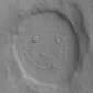 MRO Finds Happy Face on Mars!