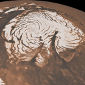 MRO Reveals Martian Ice Cap Geology