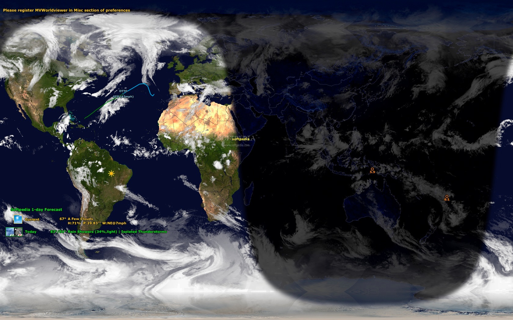 day and night world map desktop Mvworldviewer Dynamic World Map For Your Desktop day and night world map desktop