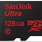 MWC 2014: SanDisk’s Packs 128GB in a microSDXC Card Smaller than a Fingernail