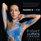 Maggie Q Wears Nothing but Paint in New PETA Ad