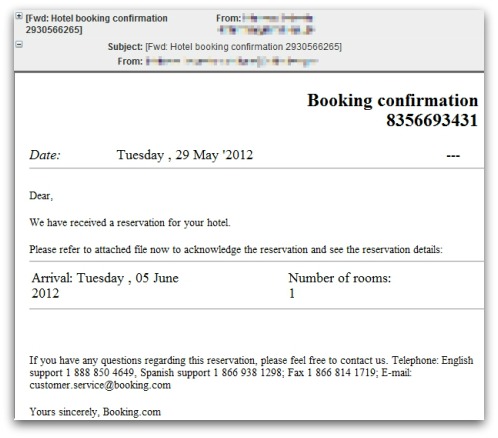 flight and hotel reservations