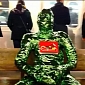 Man Places a Gift-Wrapped Mold of Himself in Brooklyn Subway Station as a Protest