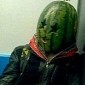 Man Wearing a Watermelon on His Head Seen Riding the Subway