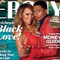Mariah Carey, Nick Cannon Take a Dip in the Pool for Ebony Mag, February 2014
