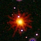 Massive Gamma Ray Flash Produced by Dying Star