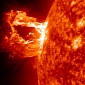 Massive Prominence Erupts from the Sun on April 16