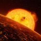 Massive Volcanoes May Adorn Exoplanet