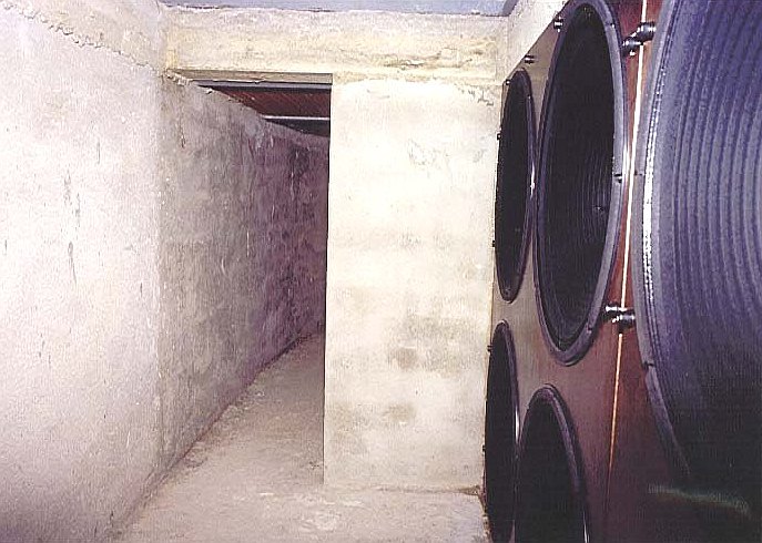 subwoofer on the floor