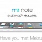 Meizu M1 Note Officially Introduced in India, on Sale from May 20