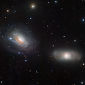 Merging Galactic Companions Imaged by ESO Telescope