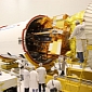 MetOp-B Weather Satellite Sealed Inside Its Rocket