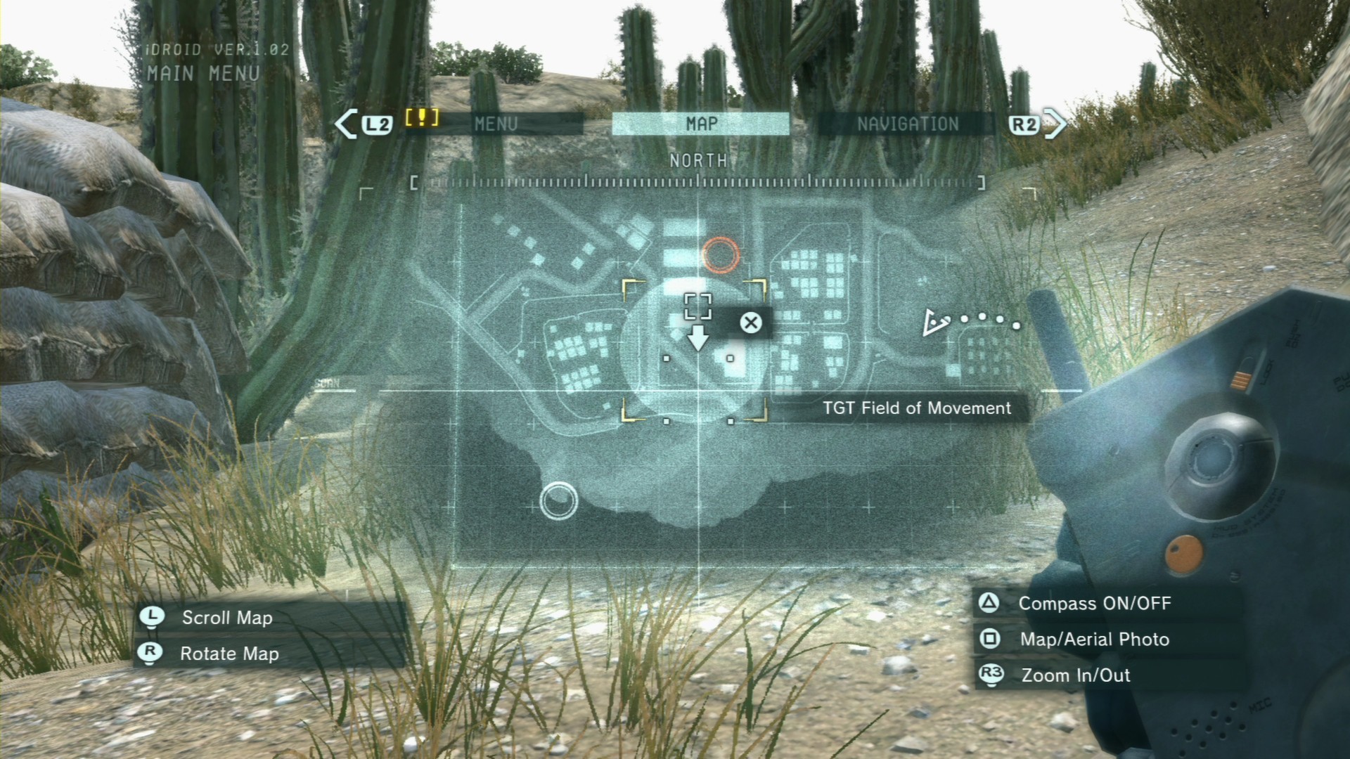 map metal gear solid 5 pc controls