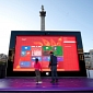 Microsoft Brings a Gigantic 383-Inch Surface Tablet in London