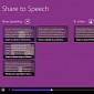 Microsoft Highlights Windows 8.1 App That Can Read News to You
