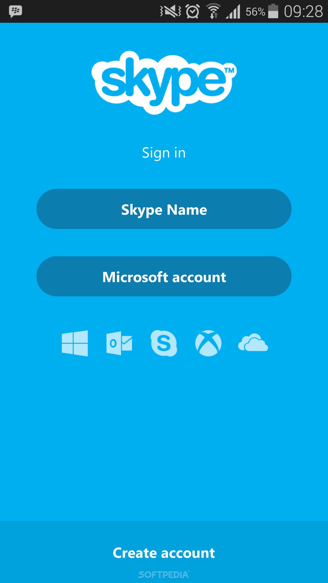 how to change skype password in android mobile