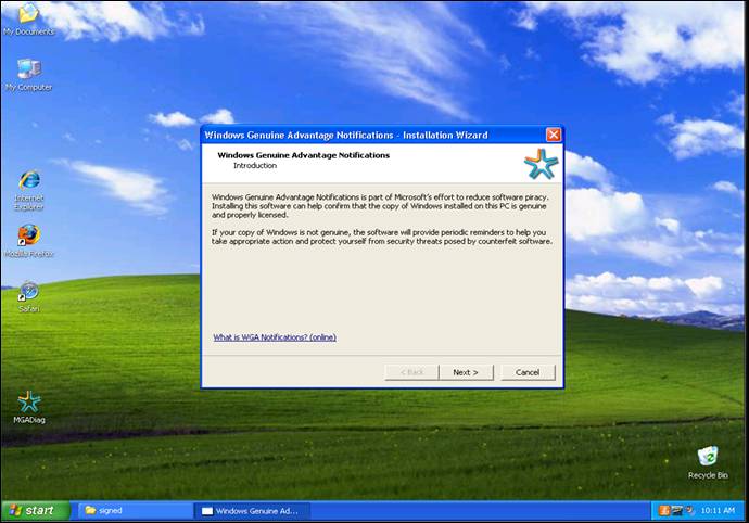 Windows Xp Genuine Update