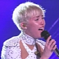 Miley Cyrus Breaks Down into Tears During “Wrecking Ball” Concert Performance