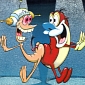 Miley Cyrus Uses “Ren & Stimpy” Cartoon as Inspiration for Her Concert