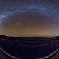 Milky Way Arches Gracefully over Paranal Observatory – Photo
