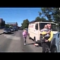 Mother Walks Children in Front of Car, They Are Hit – Video