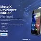 Moto X Developer Edition for Verizon Already Out of Stock