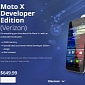Moto X Developer Edition for Verizon Returns to Stock Briefly