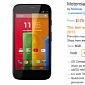 Motorola Moto G Now Up for Pre-Order via Amazon, on Sale from December 4