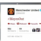 #MoyesOut Posted on Manchester United’s Hacked Twitter Account