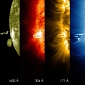 Multiple-Wavelength View of Intense Solar Flare – Space Photo
