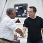 NASA Administrator Visits SpaceX Facility