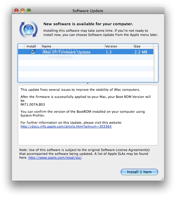 newest macbook pro software update
