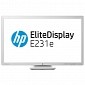 New HP EliteDisplay Monitors Are White but Not Very Bright