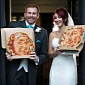 Newlyweds Celebrate Their Big Day with Self-Portrait Pizzas