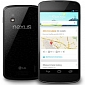 Nexus 4 Back in Stock in the UK, Available on Google Play Store from 5 PM GMT