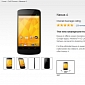 Nexus 4 Currently Back in Stock Online at T-Mobile
