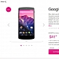 Nexus 5 Now Available Online at T-Mobile USA