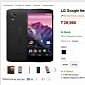 Nexus 5 Now Available in India Online, Priced at INR 29,990 ($470 / €354)