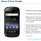 Nexus S Now on Pre-Order in the UK