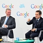 Nicolas Sarkozy Hangs Out with Eric Schmidt at French Google HQ Inauguration