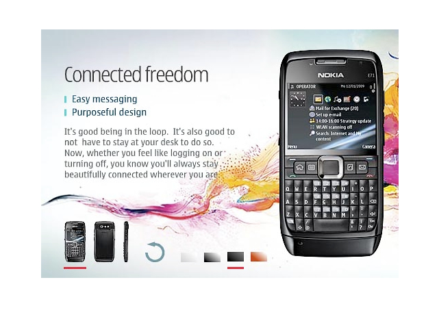 Nokia E71 Receives Two New Color Schemes
