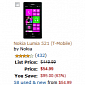 Nokia Lumia 521 for T-Mobile Drops to $54.99 (€40) at Amazon
