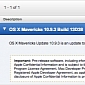 OS X Mavericks 10.9.3 Build 13D38 Seeded to Developers