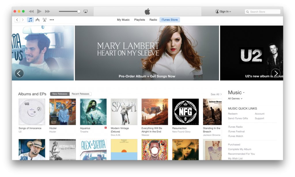 OS X Yosemite Brings iTunes 12 and a Whole New Storefront