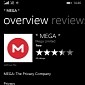 Official Mega App for Windows Phone Now Available for Download