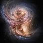 Old Galaxy Seen Creating Stars at Frantic Rate