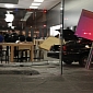 Driver Smashes Lincoln into Apple Store, Injures One Person